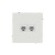 Розетка компьютерная 2-м KANT RJ45 кат.6A без шторки бел. песок DKC 7010674