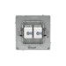 Розетка компьютерная 2-м KANT RJ45 кат.6A без шторки бел. песок DKC 7010674