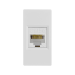 Розетка компьютерная 1-м W45 RJ45 кат.5E 45х22.5 R9003 бел. SchE RIN-145K5E-B