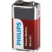 Элемент питания алкалиновый "крона" 6LR61 9В Power (блист.1шт) 6LR61P1B/51 Philips Б0062717