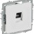 Розетка компьютерная СП BRITE РК11-БрАБ RJ45 кат.6 механизм арктич. бел. IEK BR-K10-2-K91