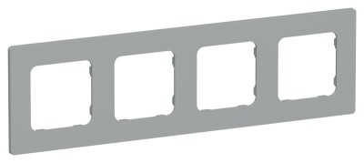 Рамка 4-м СП FLITE РУ-4-К-ФлС сер. IEK FI-M42-32-20-K03