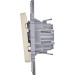 Переключатель 1-кл. Inspiria 10А IP20 250В 10AX механизм сл. кость IEK 673651