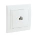 Розетка компьютерная 1-м СП Минск RJ45 бел. Basic EKF ERK01-035-10