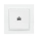 Розетка компьютерная 1-м СП Минск RJ45 бел. Basic EKF ERK01-035-10