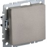 Выключатель проходной 1-кл. СП BRITE ВС10-1-6-БрШ 10А механизм шампань IEK BR-V12-0-10-K37