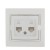 Розетка компьютерная 2-м СП Mira RJ45 бел./бел. LEZARD 701-0202-141