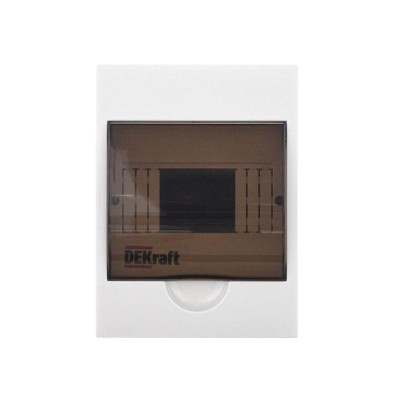 Корпус навесной ЩРН-П-6 20х15х10 6мод. IP41 пластик. DEKraft 31009DEK