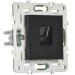 Розетка компьютерная RJ45 кат.5E SKANDY SK-K01Bl черн. IEK SK-K10-1-K02