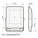 Прожектор светодиодный PFL-V 300Вт 6500К IP65 ДО JazzWay 5045019