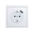 Розетка 1-м ZIMA IP20 + USB с заземл. механизм бел. LEZARD 704-0288-181