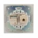 Розетка компьютерная + телефонная 2-м СП Mira RJ45 + RJ11 бел./бел. LEZARD 701-0202-143