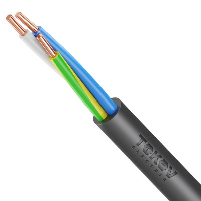 Кабель TOKOV ELECTRIC ВВГнг(А)-LSLTx 3х2.5 ОК (N PE) 0.66кВ (м) УТ000030893
