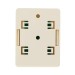 Розетка компьютерная 1-м ОП RJ45 кат.5E UTP неэкранир. бел. Rexant 03-0121