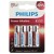 Элемент питания алкалиновый AA/LR6 1.5В Power (блист.4шт) LR6P4B/51 Philips Б0062746