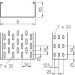 Лоток листовой перфорированный 200х85 L3000 сталь 1мм MKS 820 FS OBO 6057209