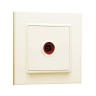 Розетка телевизионная проходная TV 1-м СП Karea IP20 6дБ крем. Makel 56010007