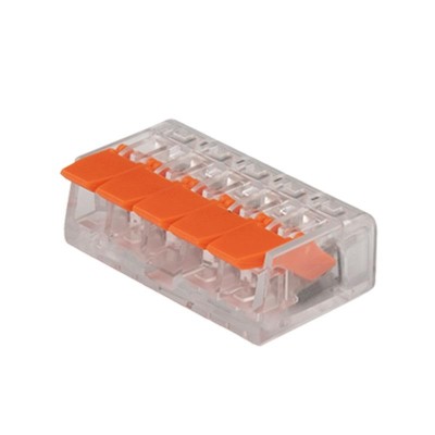 Клемма монтажная рычажного соединения PTC-5P 221-415 450В 32А 0.14-4.0кв.мм JazzWay 5050945
