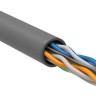 Кабель витая пара U/UTP кат.6 4х2х23AWG solid CU PVC сер. (м) ITK LC1-C604-111
