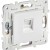 Розетка компьютерная RJ45 кат.5E SKANDY SK-K01W арктич. бел. IEK SK-K10-1-K01