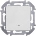 Переключатель 1-кл. Inspiria 10А IP20 250В 10AX с подсветкой/индикацией механизм бел. IEK 673660