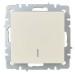 Выключатель 1-кл. СП BRITE ВС10-1-1-БрКр 10А с индик. механизм беж. IEK BR-V10-1-10-K10