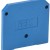 Заглушка для ЗНИ-35кв.мм (JXB125А) син. IEK YZN10D-ZGL-035-K07