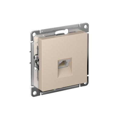 Розетка компьютерная AtlasDesign RJ45 кат.5E механизм песочн. SE ATN001283 Розетка компьютерная AtlasDesign RJ45 кат.5E механизм песочн. SE ATN001283