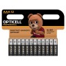 Элемент питания алкалиновый AAA/LR03 (блист. 12шт) Professional Opticell 5052006/6052006