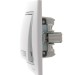 Выключатель 1-кл. СП Mira 10А IP20 с сер. вставкой бел. LEZARD 701-0215-100