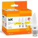 Лампа светодиодная C35 свеча 7Вт 230В 3000К E14 (уп.3шт) IEK LLE-C35-07-230-30-E14-3