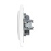 Розетка 1-м СП Минск 10А IP20 без заземл. защ. шторки бел. Basic EKF ERR10-022-100