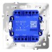 Переключатель проходной 2-кл. СП S70 10А механизм бел. глянцевый Voltum VLS020301