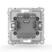 Выключатель 2-кл. СП Pixel 10А IP20 с индикатором механизм алюм. TOKOV ELECTRIC TKE-PX-V2I-C03