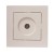 Розетка телевизионная оконечная TV 1-м СП Vesna механизм кремов. LEZARD 742-0388-130
