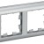 Рамка 2-м BRITE РУ-2-Бр алюм./алюм. IEK BR-M22-12-K47