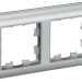 Рамка 2-м BRITE РУ-2-Бр алюм./алюм. IEK BR-M22-12-K47