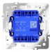 Переключатель проходной 2-кл. СП S70 10А механизм бел. матов. Voltum VLS020302