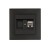 Розетка компьютерная CAT 5+гнездо Karea RIZZ STAR дым. металлик Makel 88050035