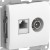Розетка компьютерная + телевизионная 2-м Glossa RJ45 кат.5E + TV механизм бел. SE GSL000189
