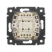 Переключатель проходной 1-кл. СП Valena 10А IP31 250В механизм сл. кость IEK 774306