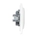Розетка 1-м СП Минск 16А IP20 с заземл. защ. шторки бел. Basic EKF ERR16-028-100