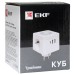 Удлинитель "Куб" 2х1.3м 2USB 2.4А+Type C + Ночник 1кв.мм EKF UBA-CUB-2-TC