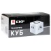 Удлинитель "Куб" 2х1.3м 2USB 2.4А+Type C + Ночник 1кв.мм EKF UBA-CUB-2-TC