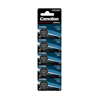 Элемент питания литиевый CR2025 BL-5 (блист.5шт) Camelion 1594 Элемент питания литиевый CR2025 BL-5 (блист.5шт) Camelion 1594