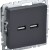 Розетка BRITE USB A+A 3.1А РЮ10-1-БрГ механизм графит IEK BR-U21-D31-K53