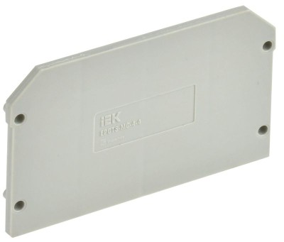 Заглушка для CTS-MC ARMAFIX 4 вывода 4кв.мм сер. IEK YCT12-00-4-K03-004-ZGL
