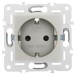Розетка SKANDY 16А с заземл. защ. шторки SK-R04Sh шампань IEK SK-R14-16-K37