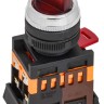 Переключатель АNСLR-22-3 240В на 3 полож. 1НО+1НЗ красн. GENERICA BSW10-ANCLR-3-K04