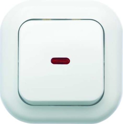 Выключатель 1-кл. СП Валентина 6А IP20 С16-068 с индикацией бел. Кунцево 7645 Выключатель 1-кл. СП Валентина 6А IP20 С16-068 с индикацией бел. Кунцево 7645
